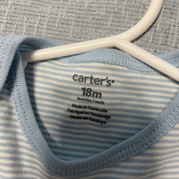 Carter’s 18 month “Just for the Record, I’m Pretty Awesome” romper NWT - Picture 2 of 4